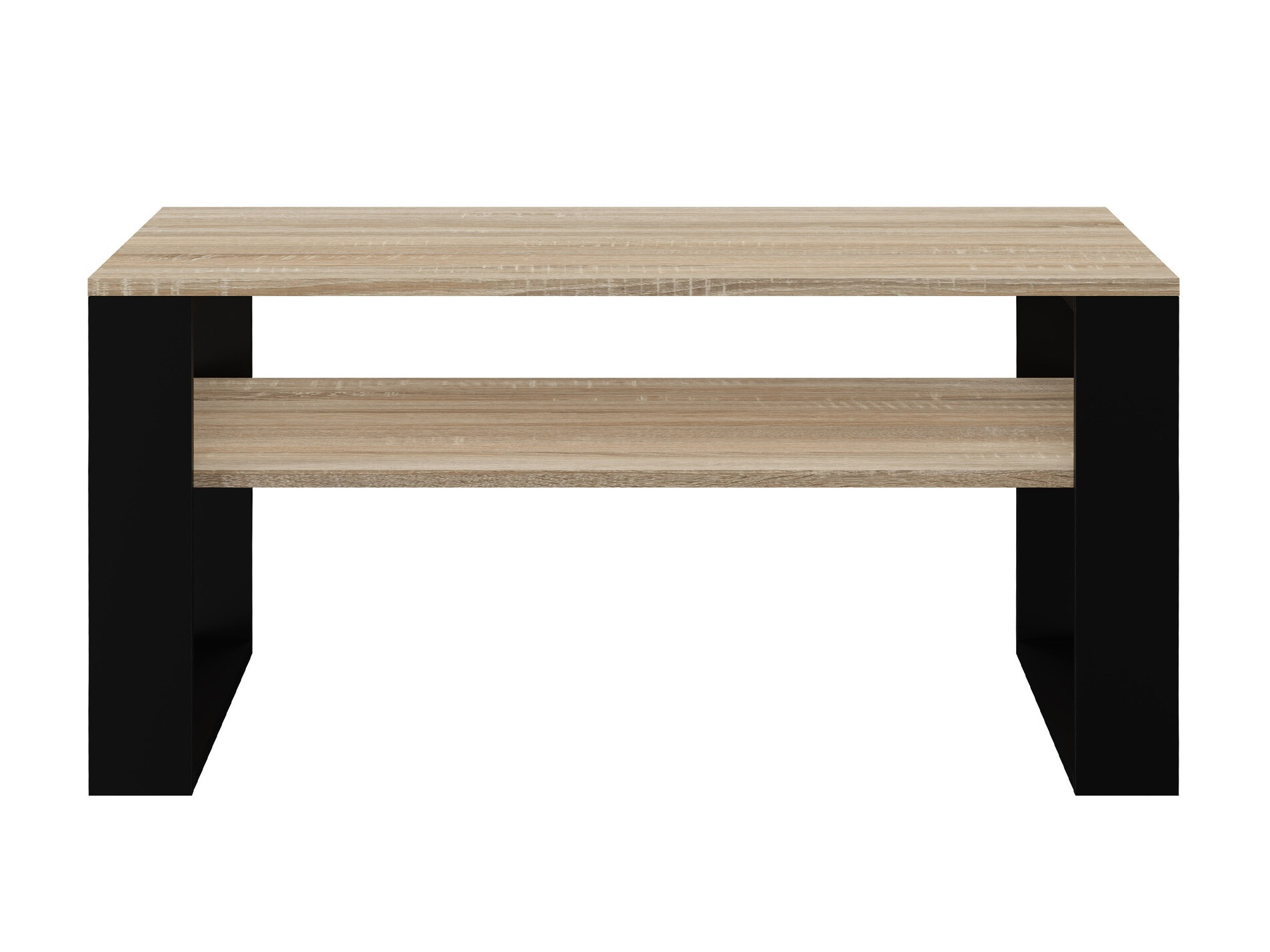Mesa de centro Mandeville 208 (Carvalho sonoma + Preto)