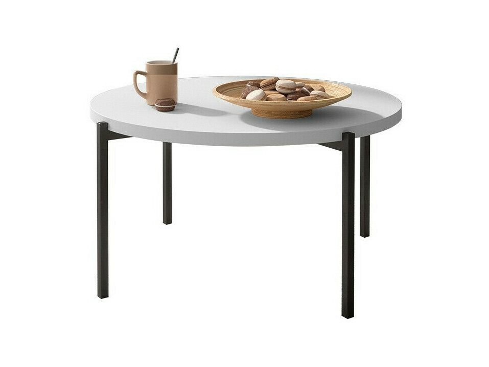 Mesa de centro Providence 176 (Branco + Preto)