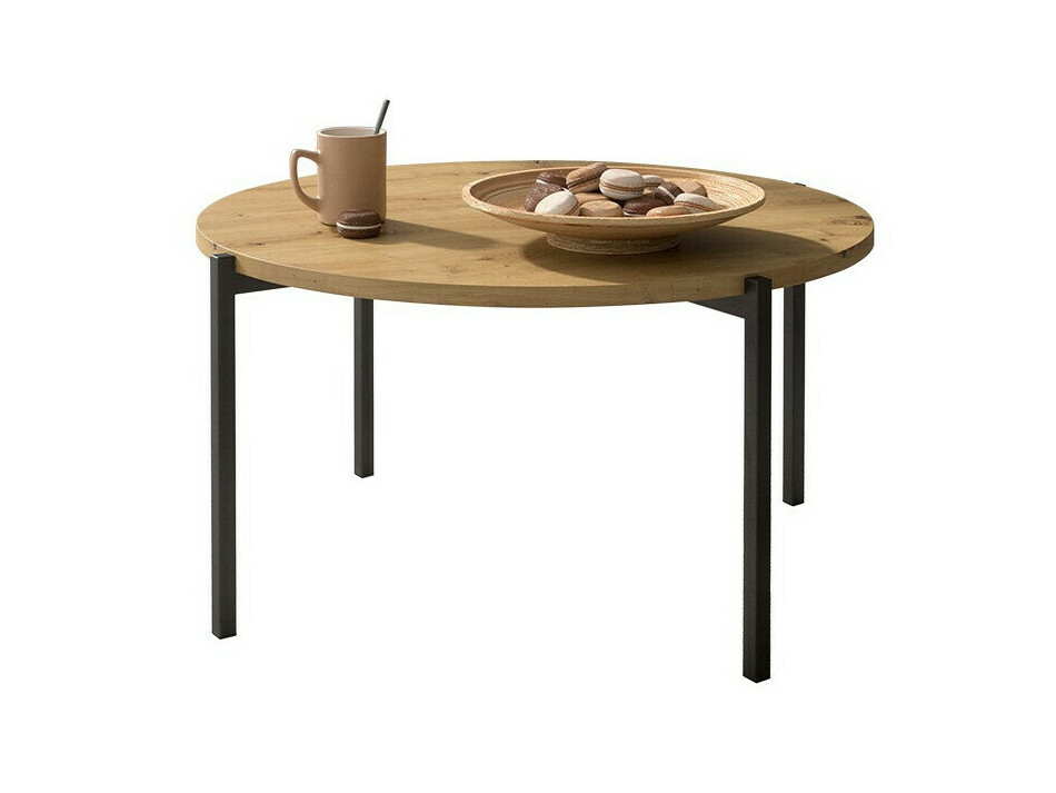 Mesa de centro Providence 180 (Carvalho Artisan + Preto)