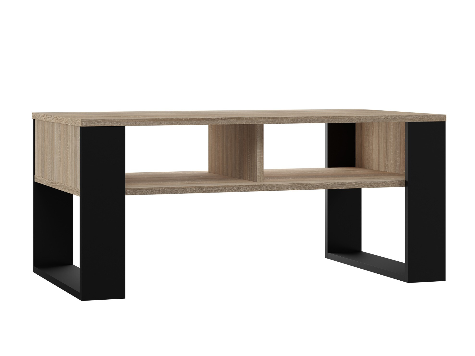 Mesa para revistas Mandeville 209 (Carvalho sonoma + Preto)
