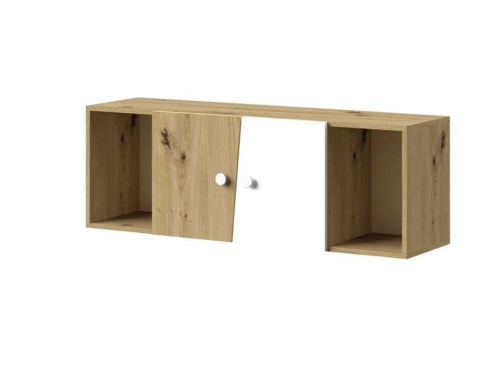 Armário suspenso Almira 112 (Carvalho Artisan + Branco)