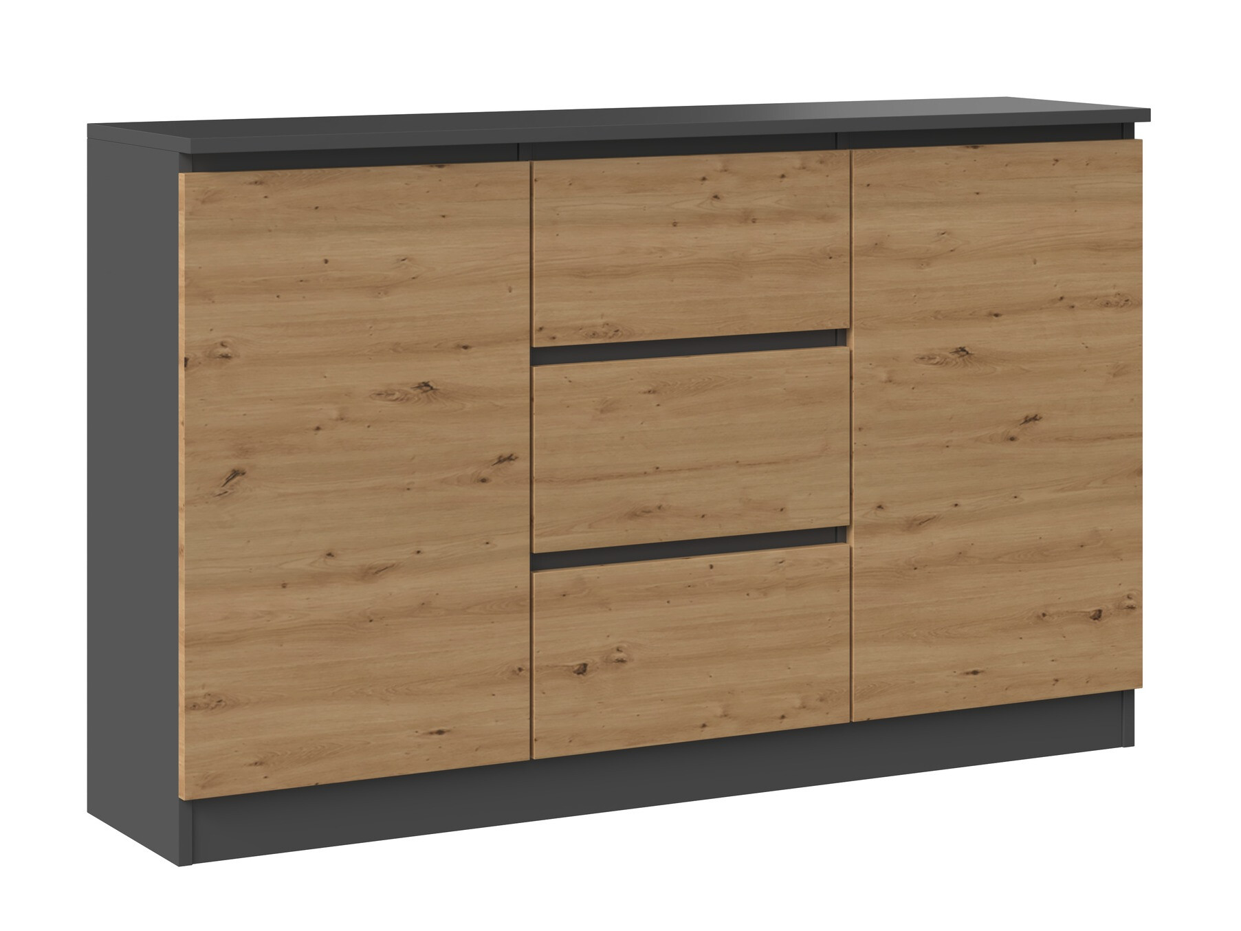 Cómoda Elbvelu 112 (Antracite + Carvalho Artisan)