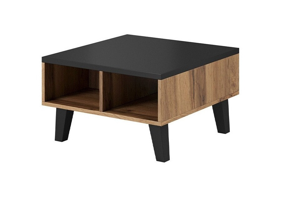 Mesa de centro Larfloi 100 (Carvalho wotan + Preto)