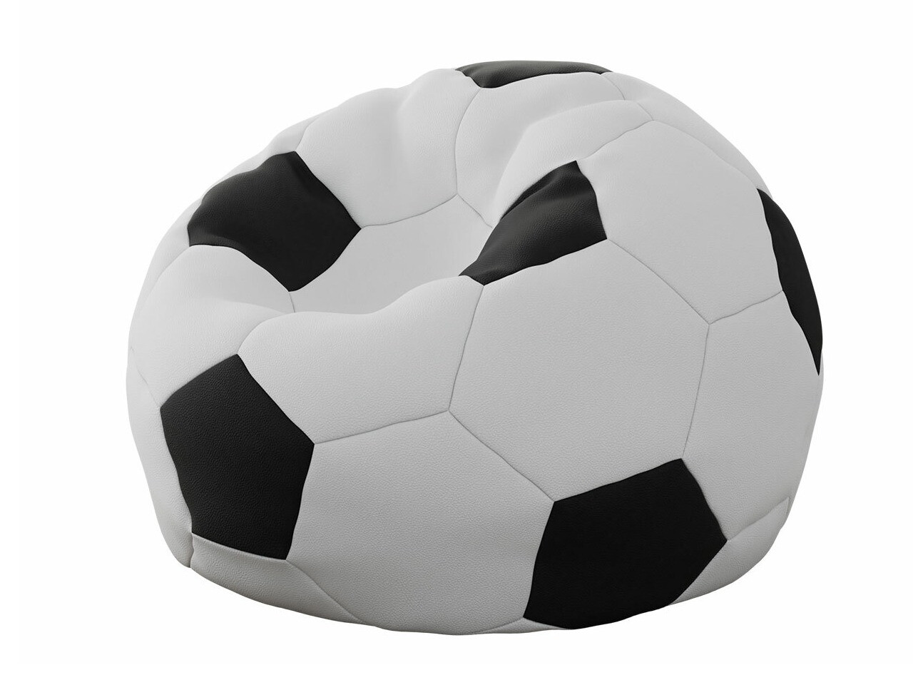 Pufe Comfivo Pectus (Branco + Preto)