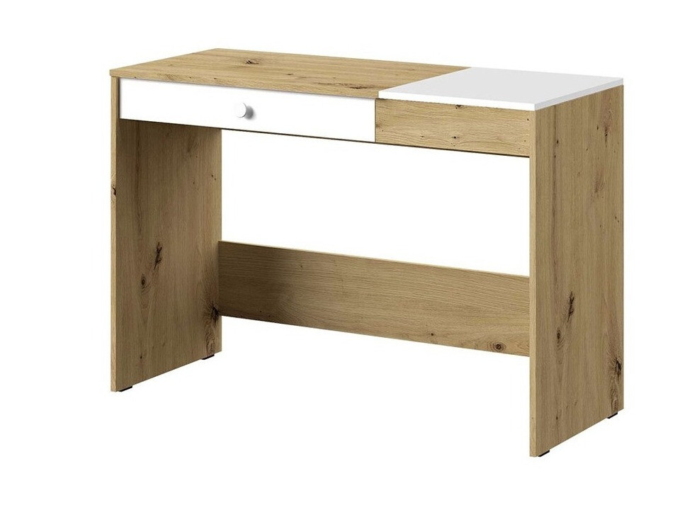 Secretária Almira 109 (Carvalho Artisan + Branco)