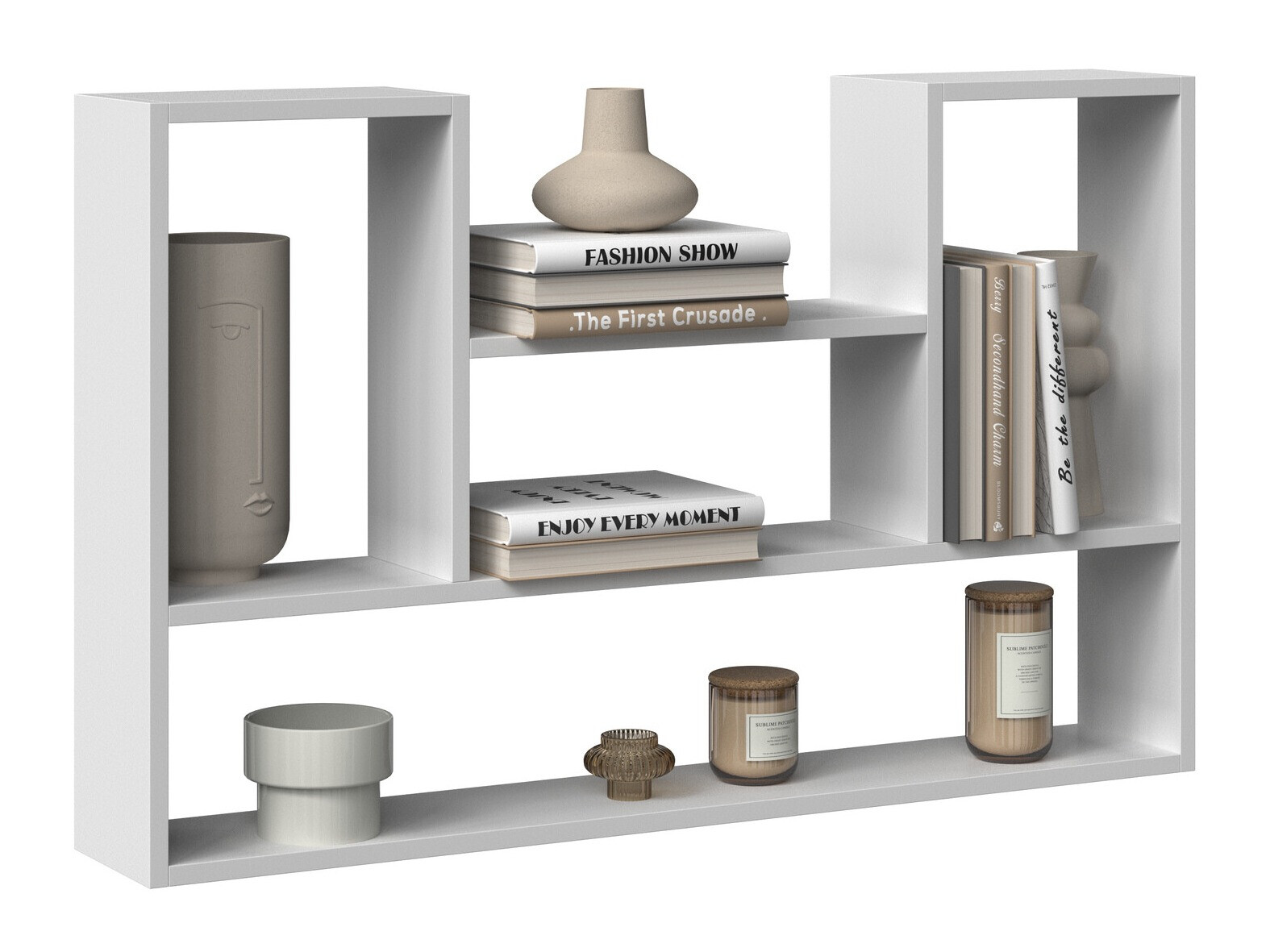 Estante de parede Mandeville 225 (Branco)