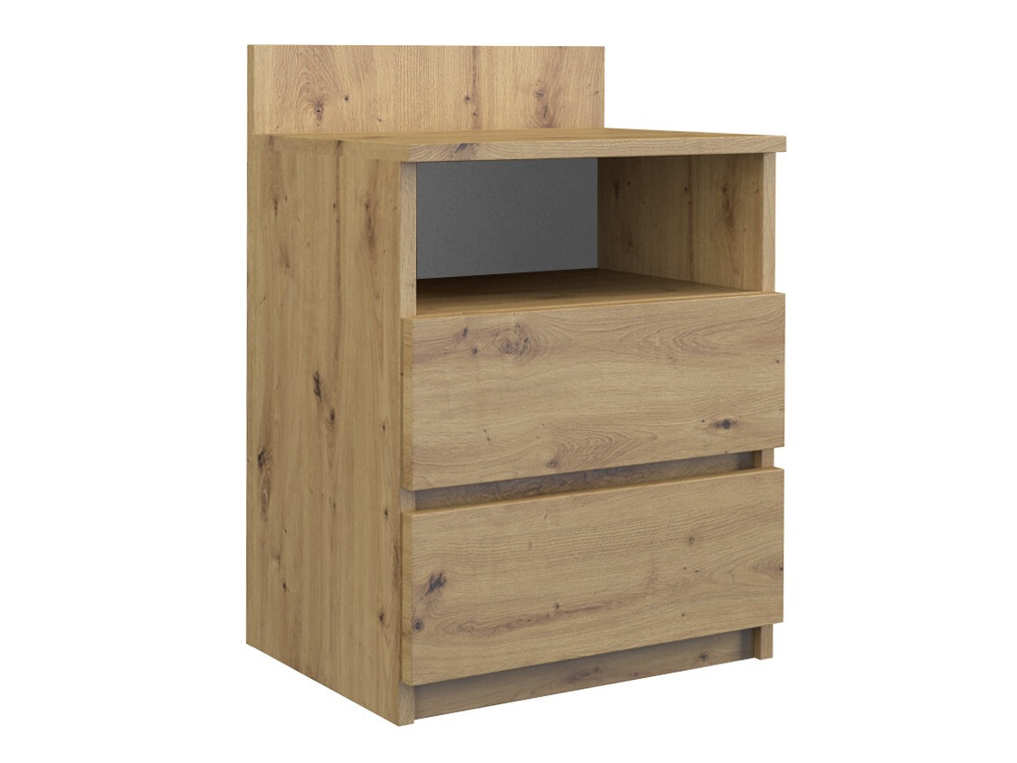 Mesa de cabeceira Elbvelu 119 (Carvalho Artisan)