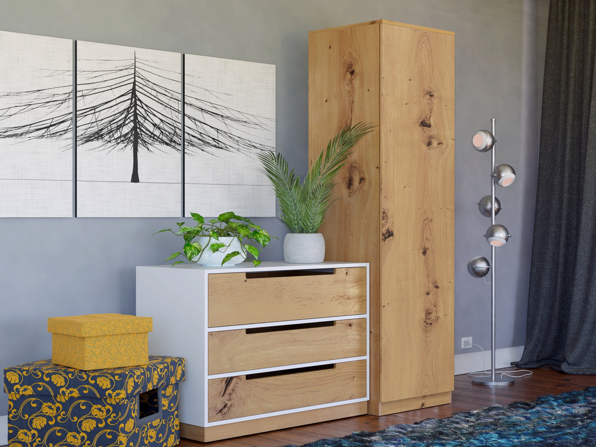 Roupeiro Elbvelu 118 (Carvalho Artisan)