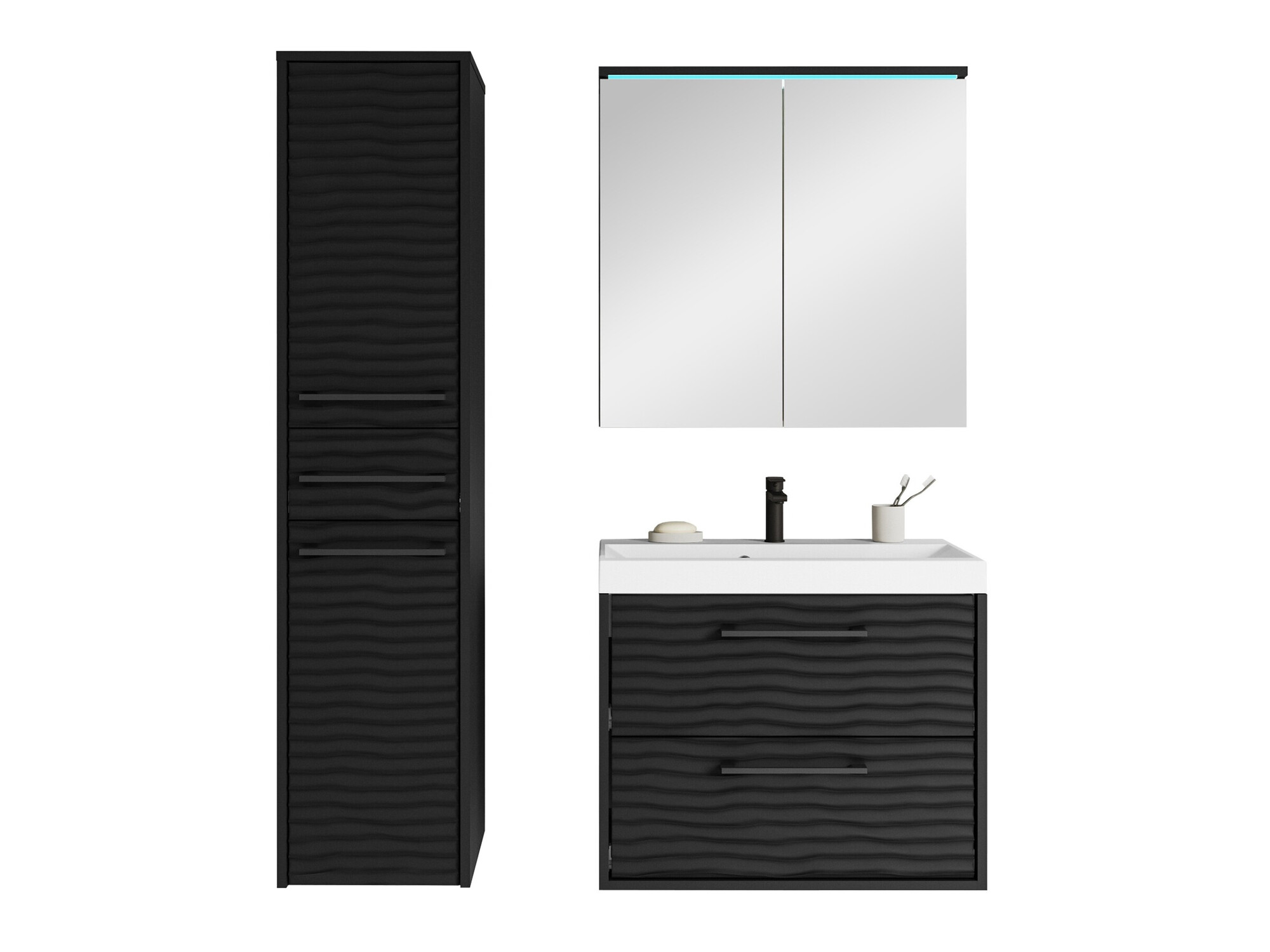 Conjunto de casa de banho Sarasota 173 (Grafite)