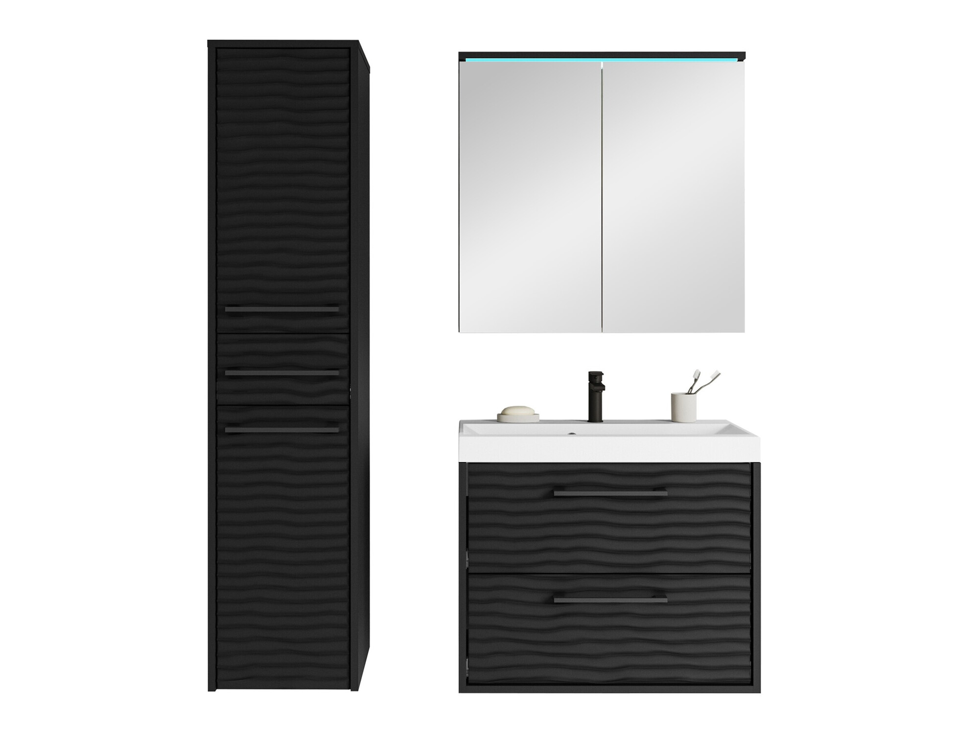 Conjunto de casa de banho Sarasota 173 (Grafite)