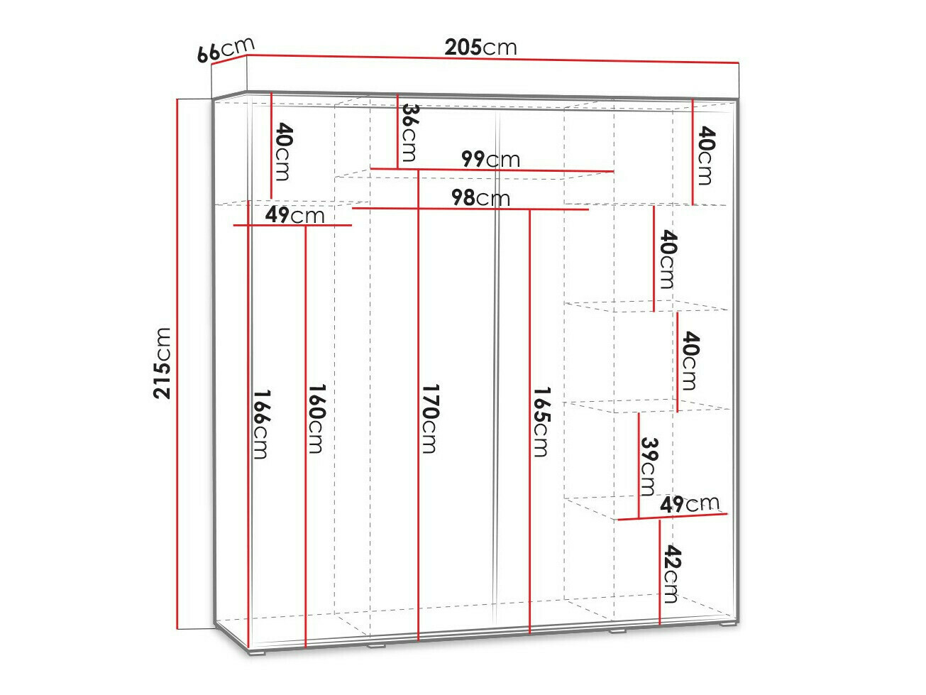 Roupeiro Murrieta 135 (Wengué)