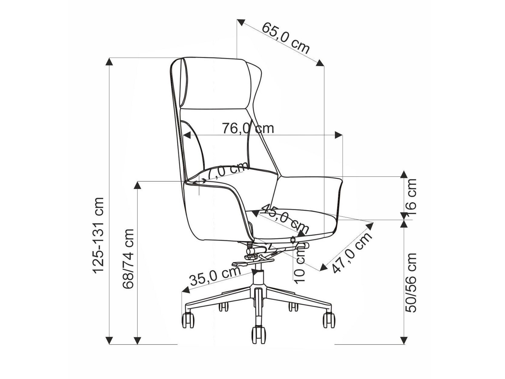 Cadeira de escritório Houston 1655