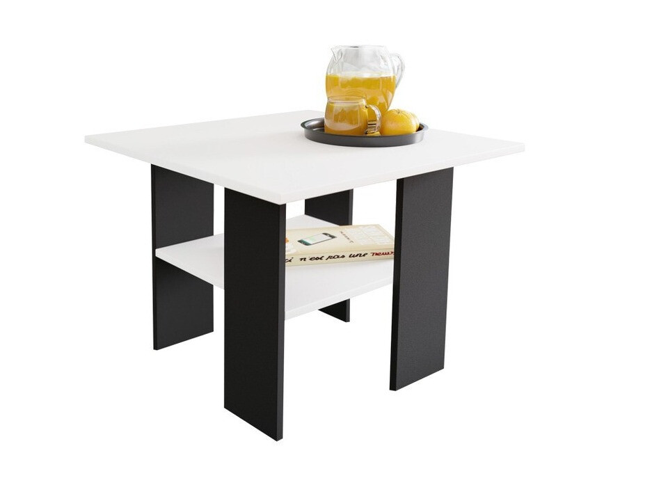 Mesa de centro Reading 102 (Preto + Branco)