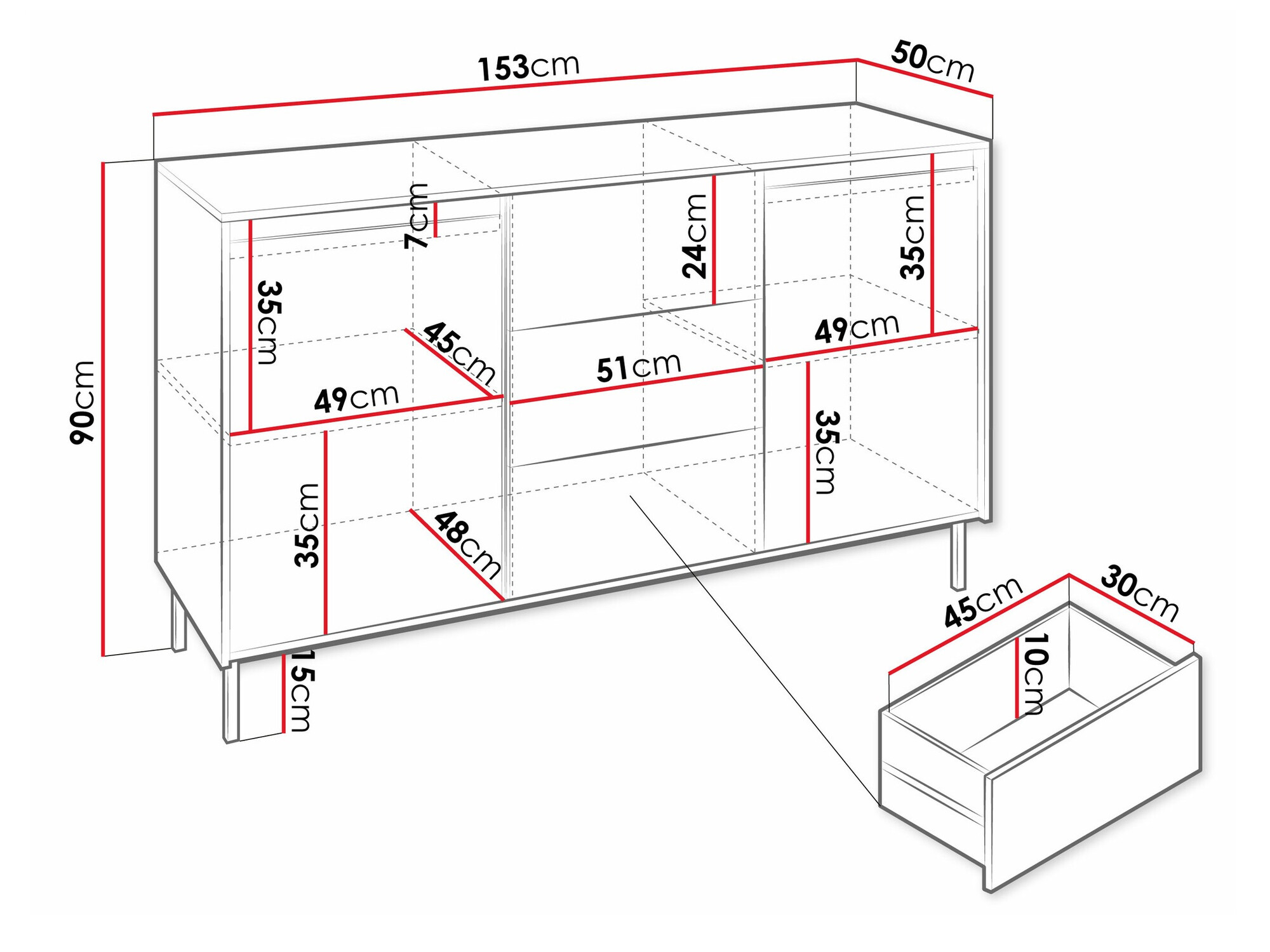 Cómoda Comfivo Delruva I (Preto)