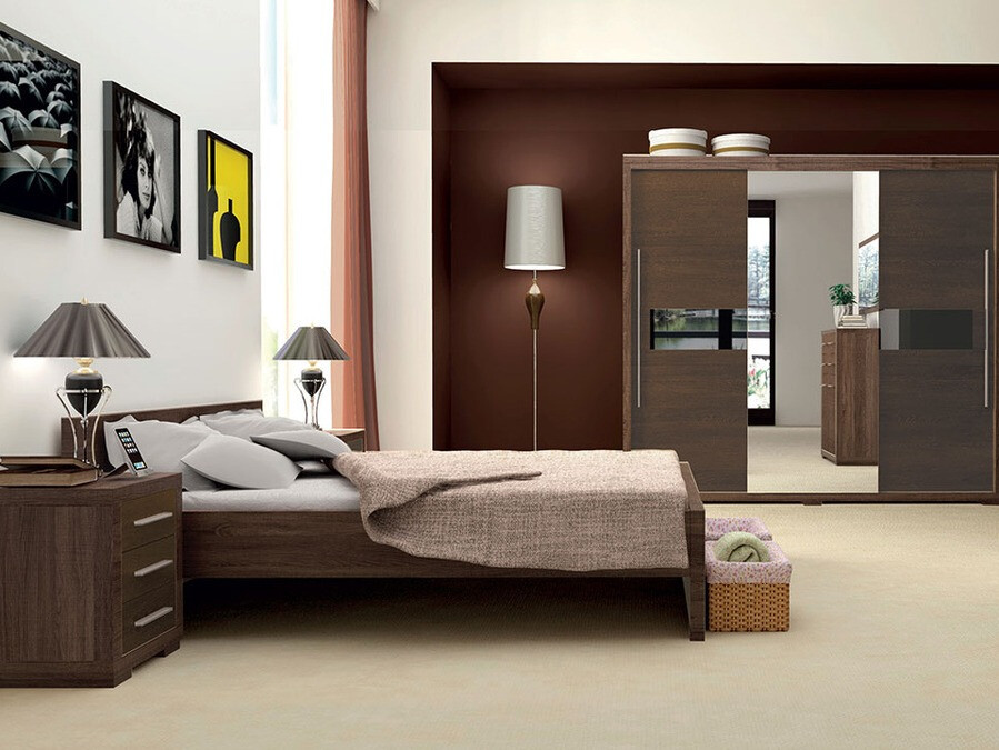 Mesa de cabeceira Fiomeri 108 (Carvalho escuro santana)