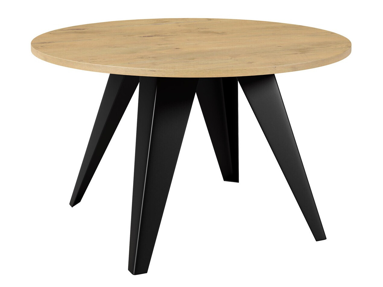 Mesa de centro Oswego 116 (Preto + Carvalho lancelote)