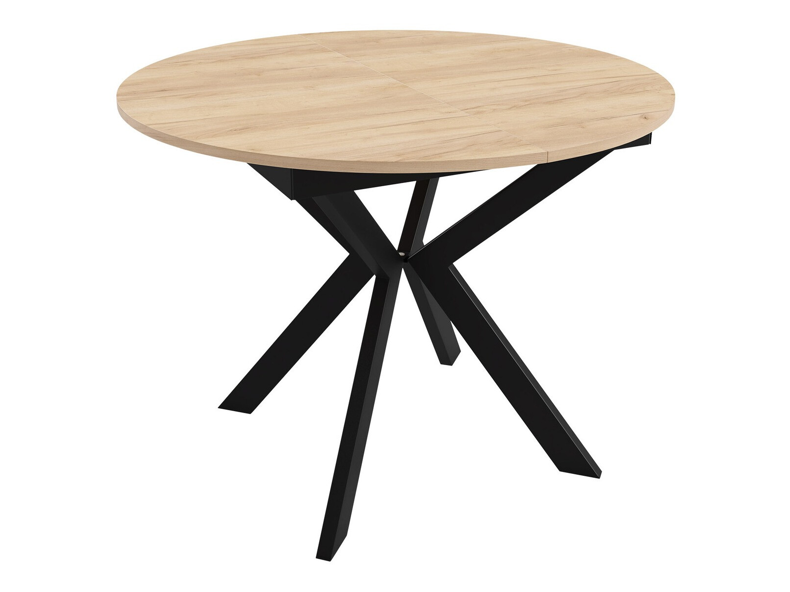 Mesa Oswego 112 (Preto + Craft de carvalho dourado)