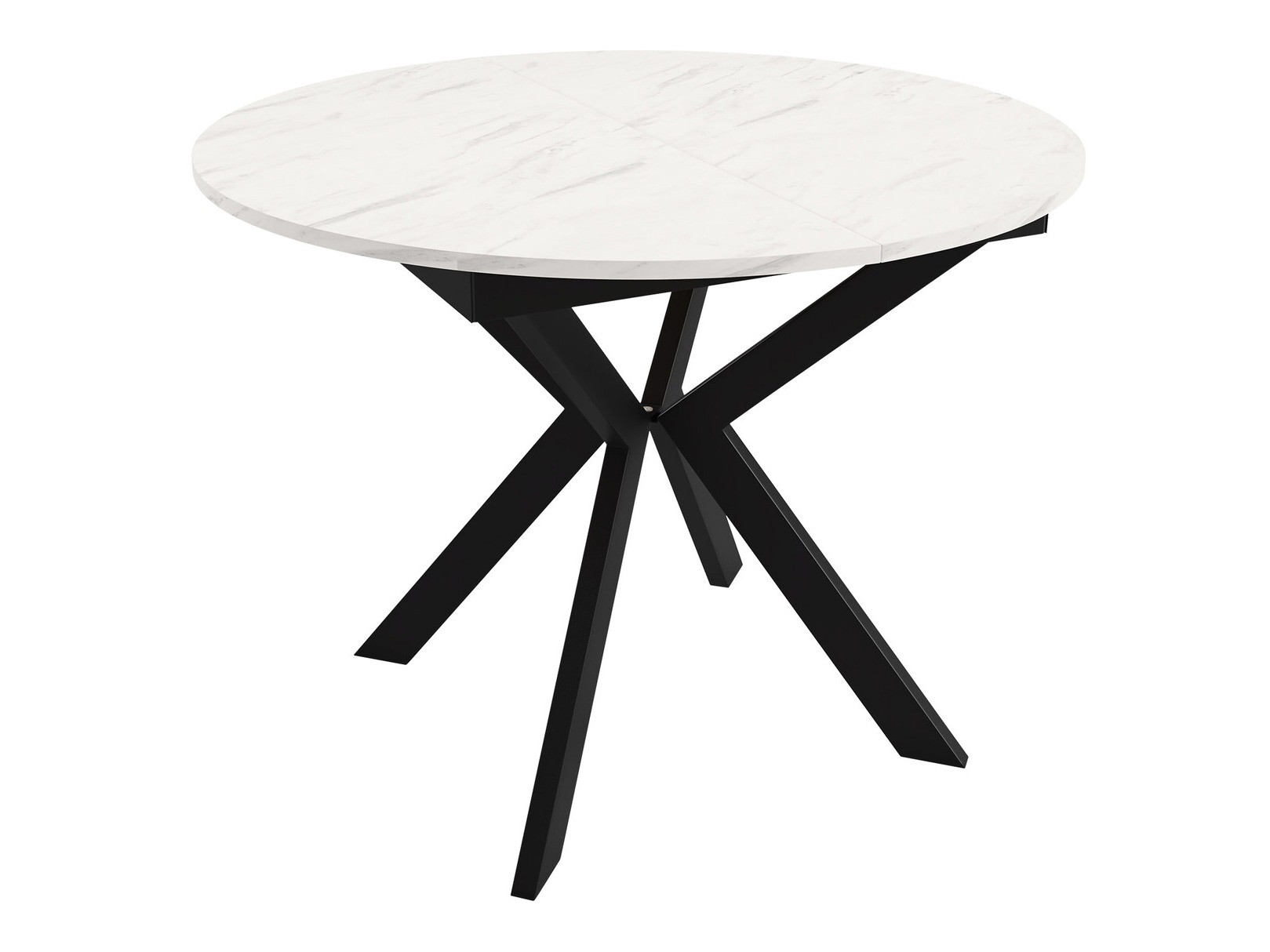 Mesa Oswego 112 (Preto + Marmore branco)