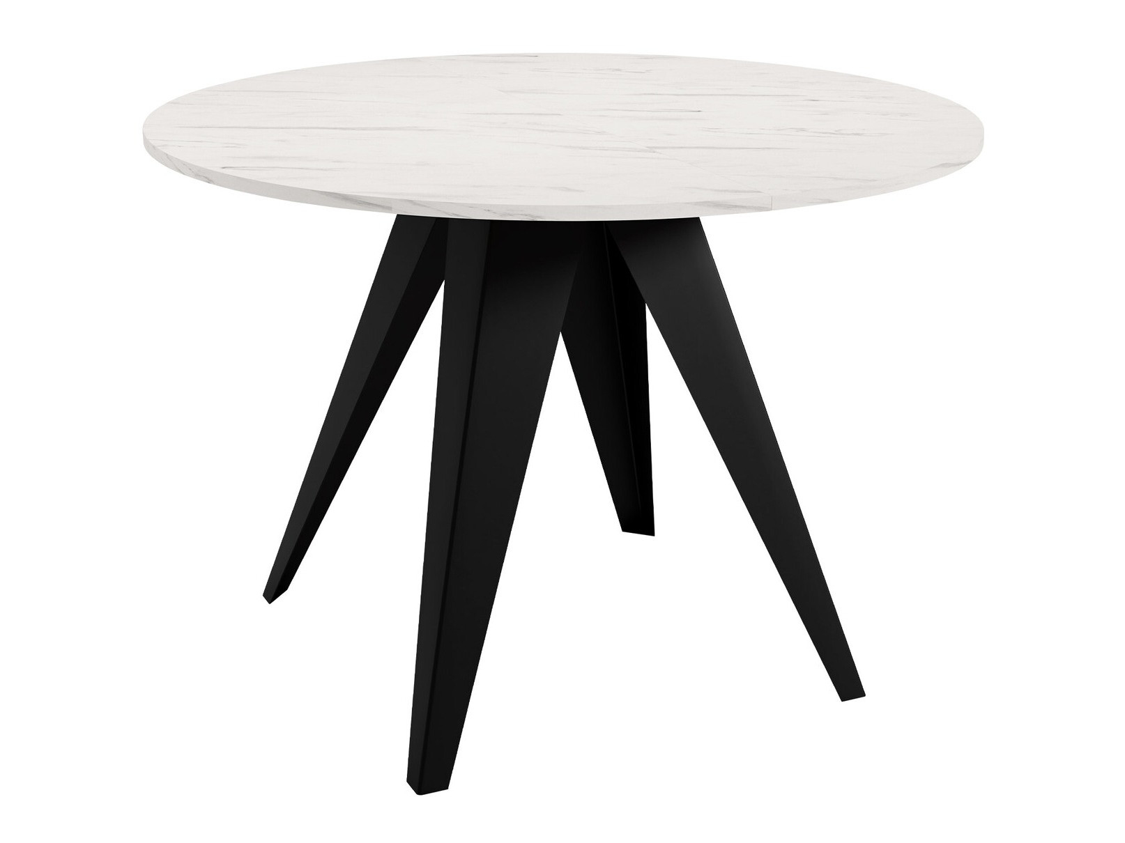 Mesa Oswego 114 (Preto + Marmore branco)