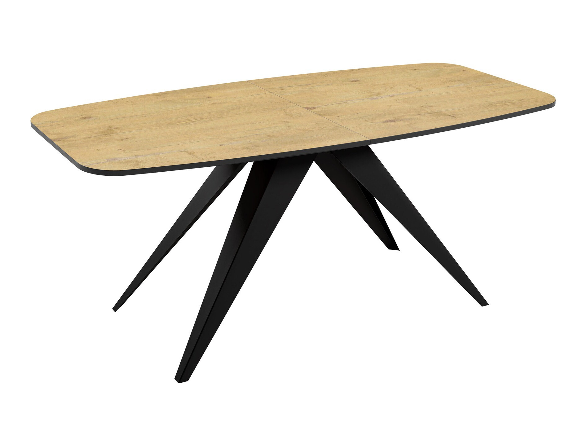 Mesa Oswego 115 (Preto + Carvalho lancelote)