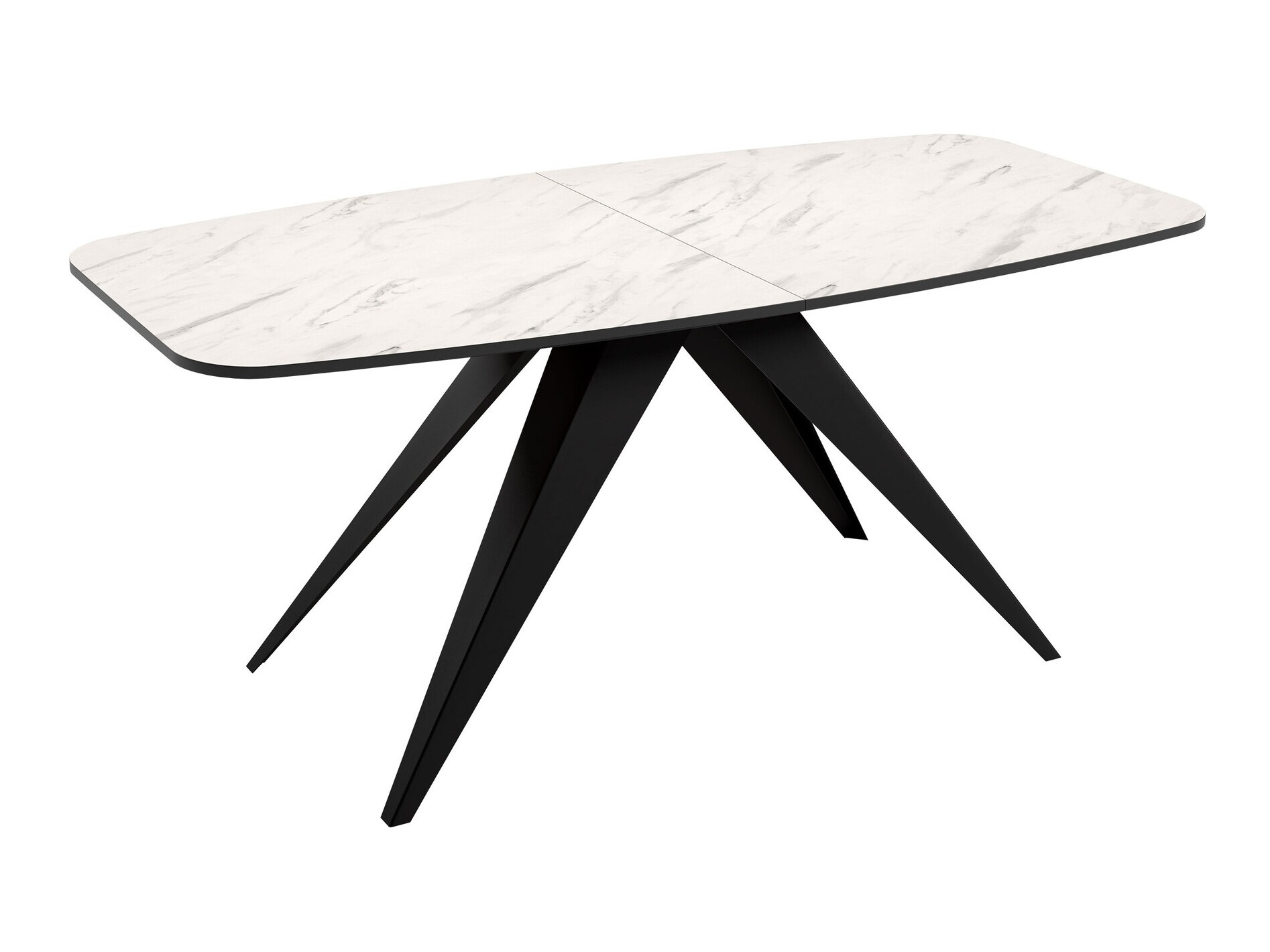 Mesa Oswego 115 (Preto + Marmore branco)