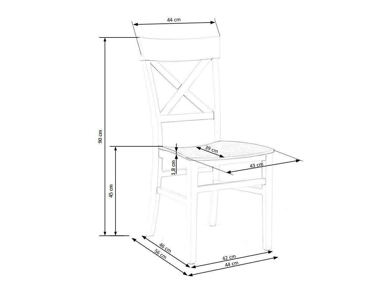 Cadeira Houston 1626 (Branco + Cinzento)