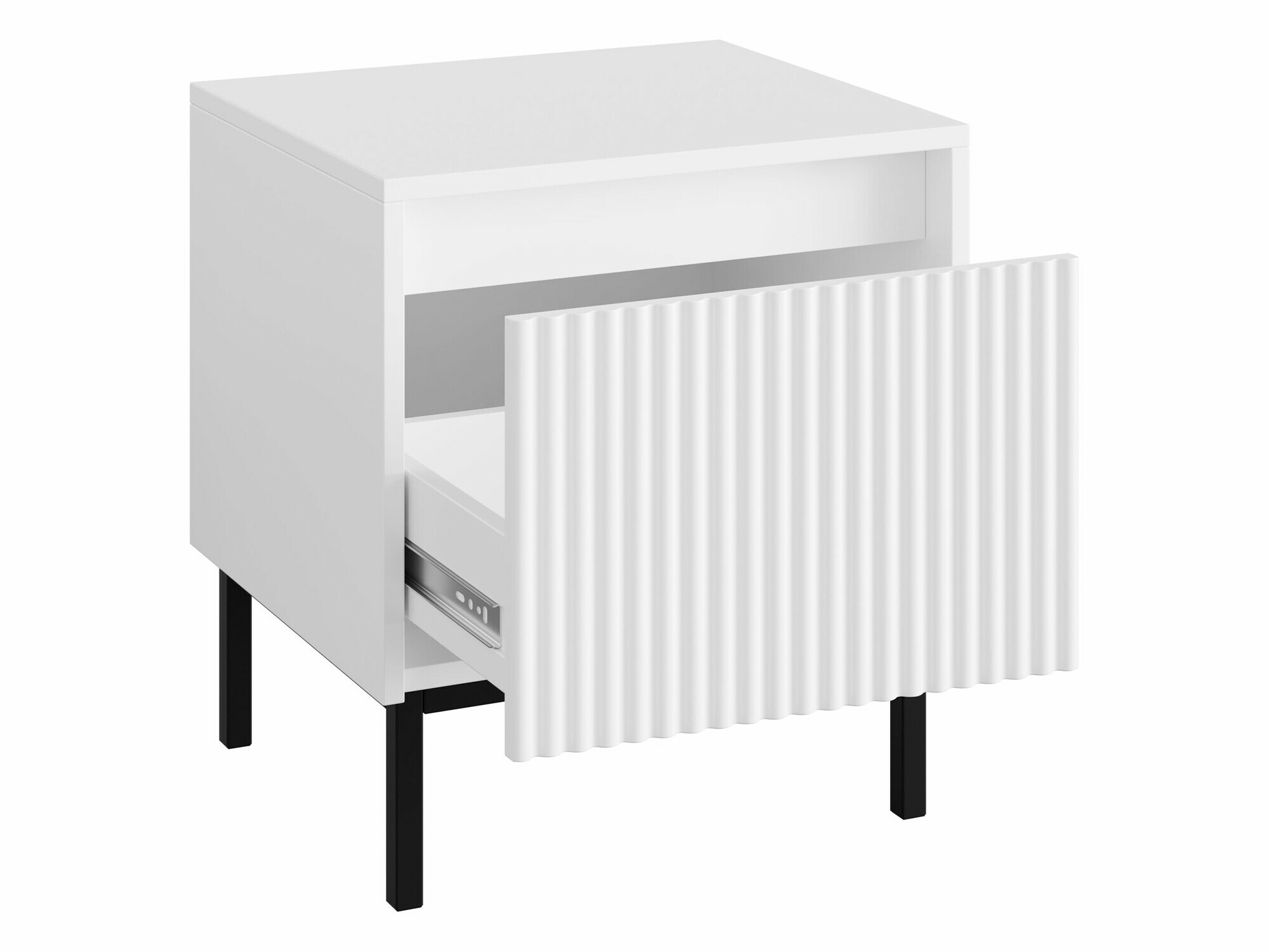 Mesa de cabeceira Comfivo Delruva (Branco)