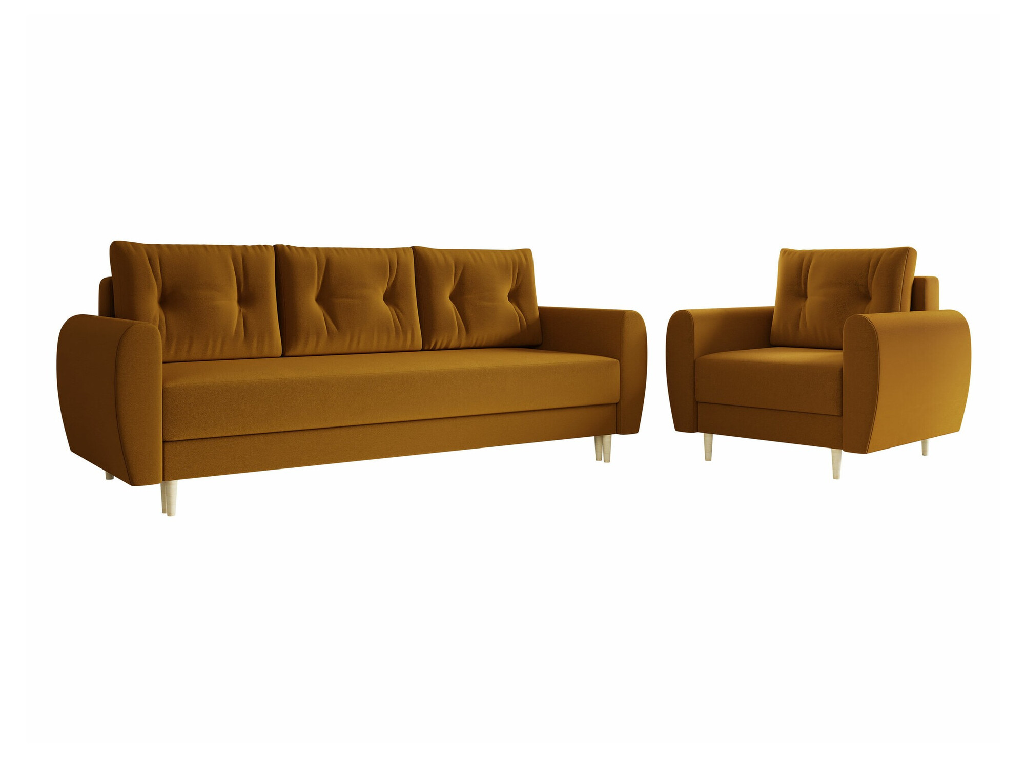 Conjunto de mobiliário com estofo Memphis 145 (Itaka 33)