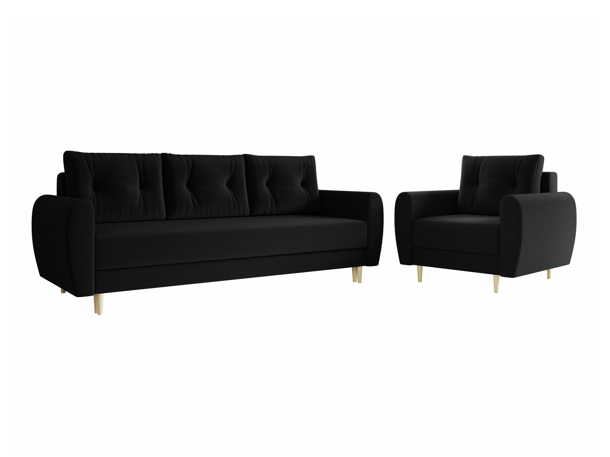 Conjunto de mobiliário estofado Memphis 145 (Itaka 15)