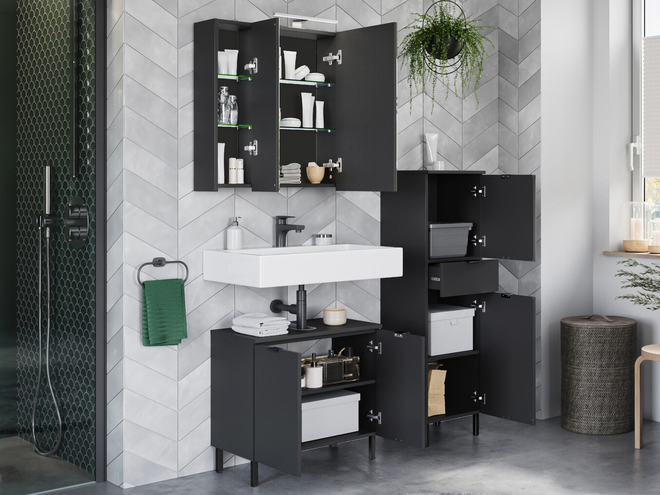 Conjunto para casa de banho Felfere 104 (Não)