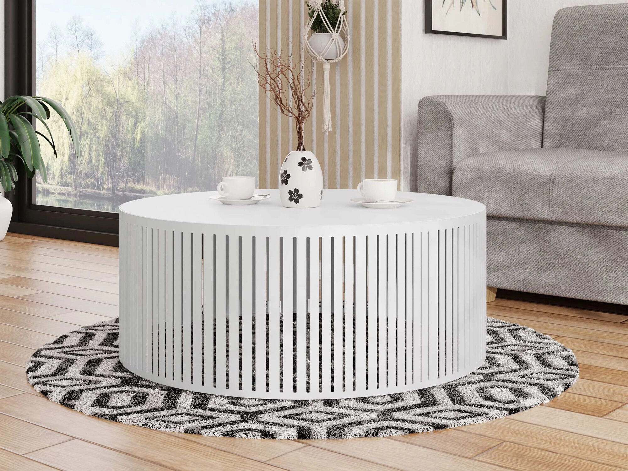 Mesa de centro Prunis (Branco)