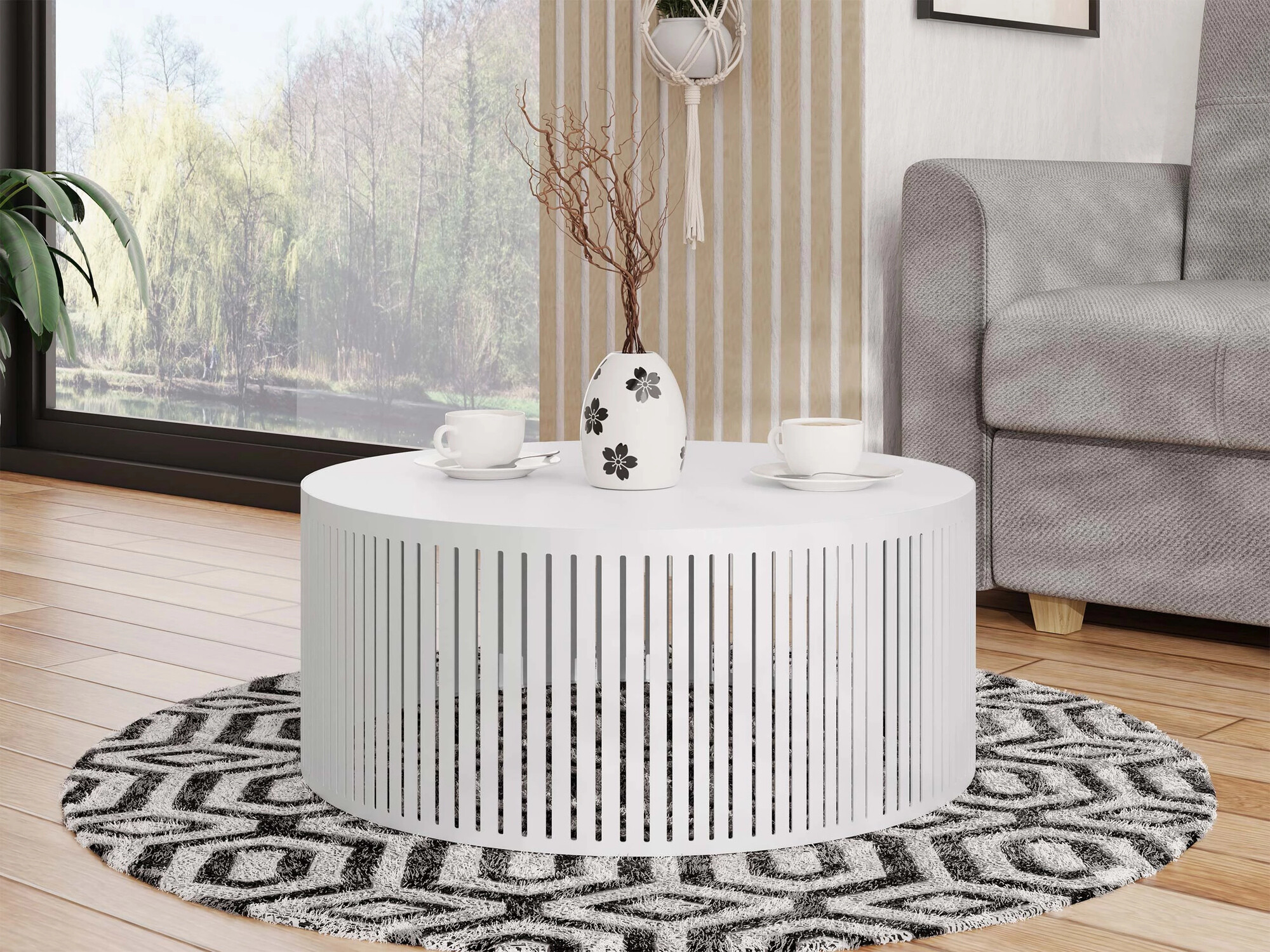 Mesa de centro Prunis I (Branco)