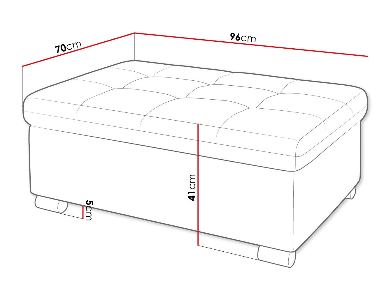 Banco estofado Comfivo 118 (Velo 625)