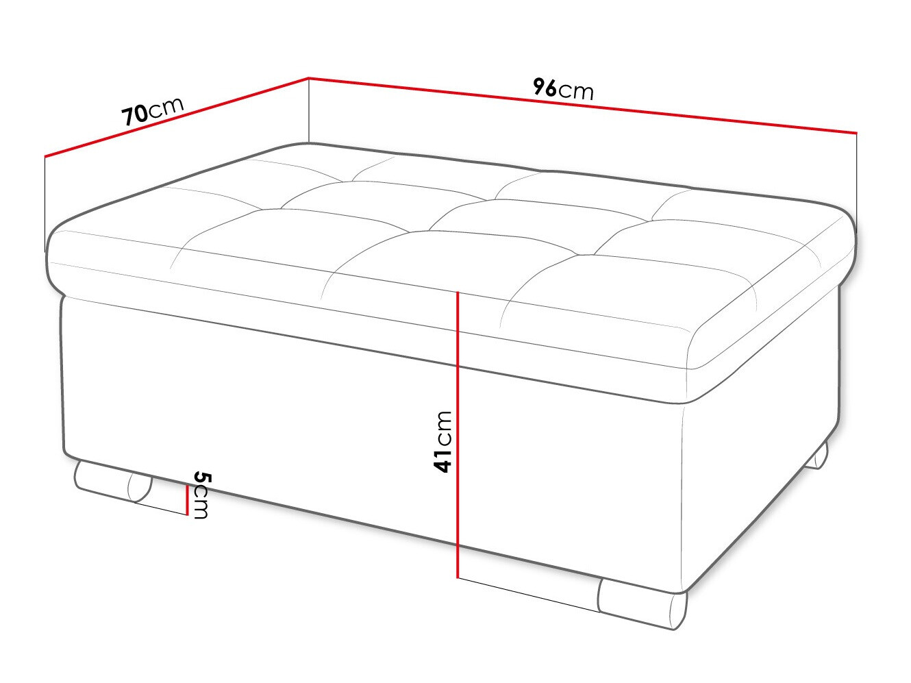 Banco estofado Comfivo 118 (Velo 631)