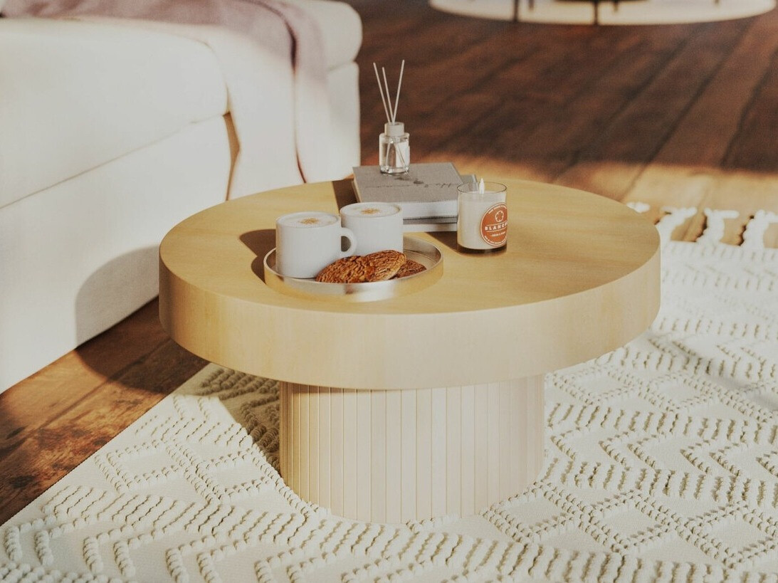Mesa para revistas Evarleva 106 (Castanho claro)