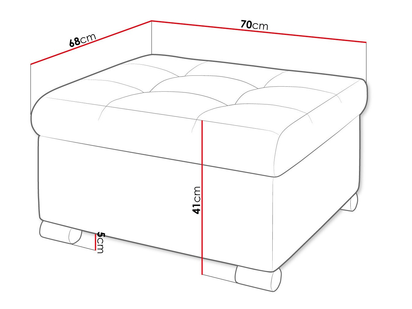 Pufe Comfivo 115 (Velo 622)