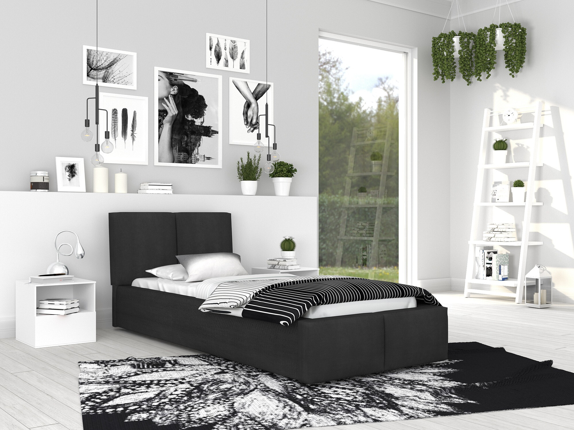 Cama Fairfield 109 (Preto)