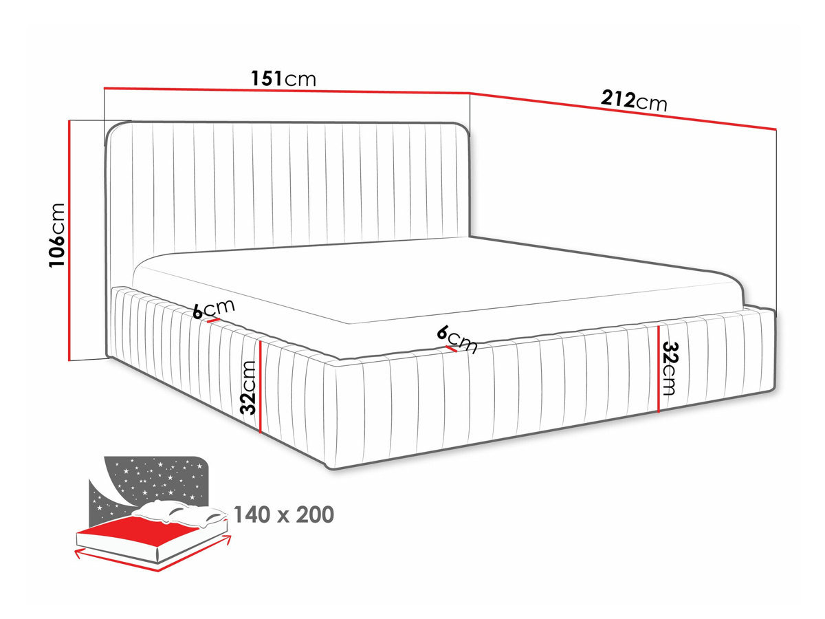 Cama TrendyNest 108 (Velluto 30)