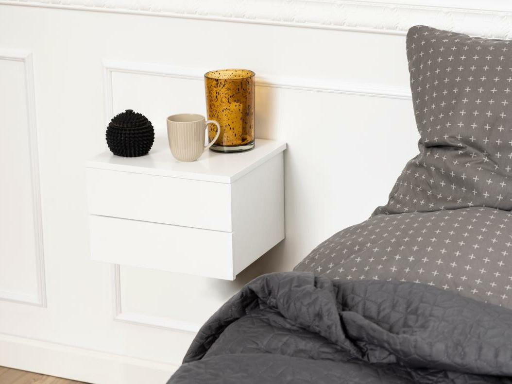 Mesa de cabeceira Norsica 644 (Branco)