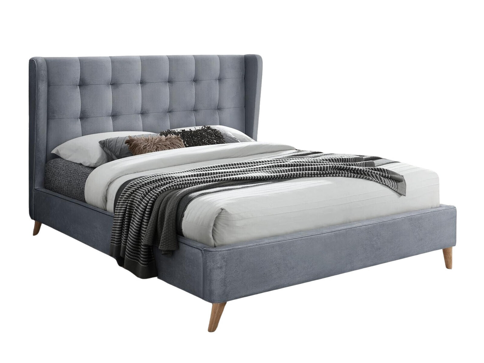 Cama Houston 1706 (Cinzento)