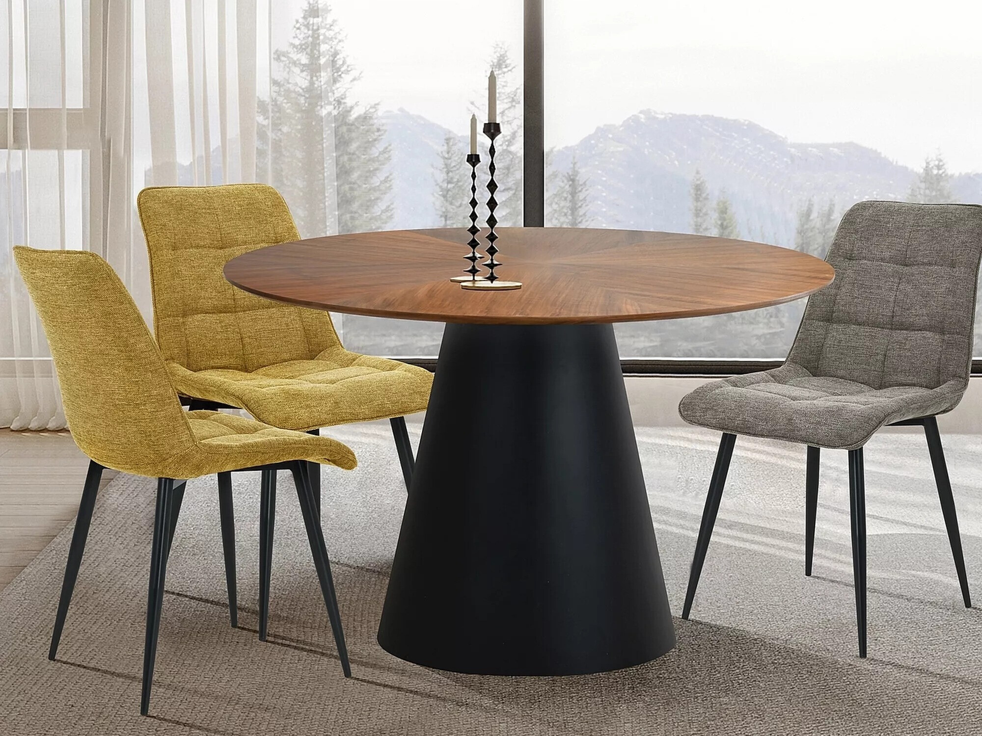 Cadeira Detroit 288 (Amarelo)