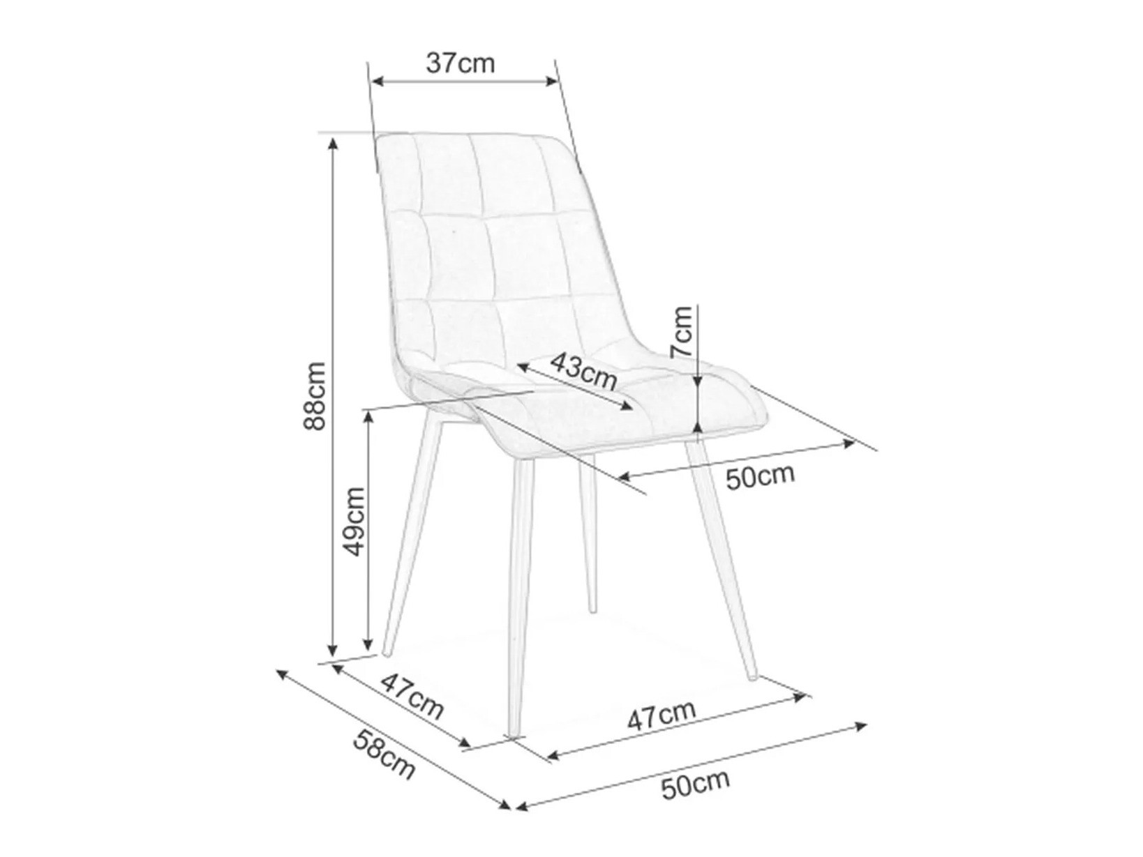 Cadeira Detroit 288 (Bege)