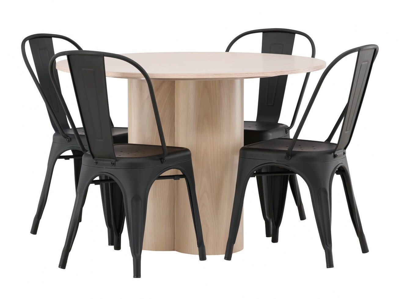 Conjunto para refeições Dallas 3988 (Madeira clara)