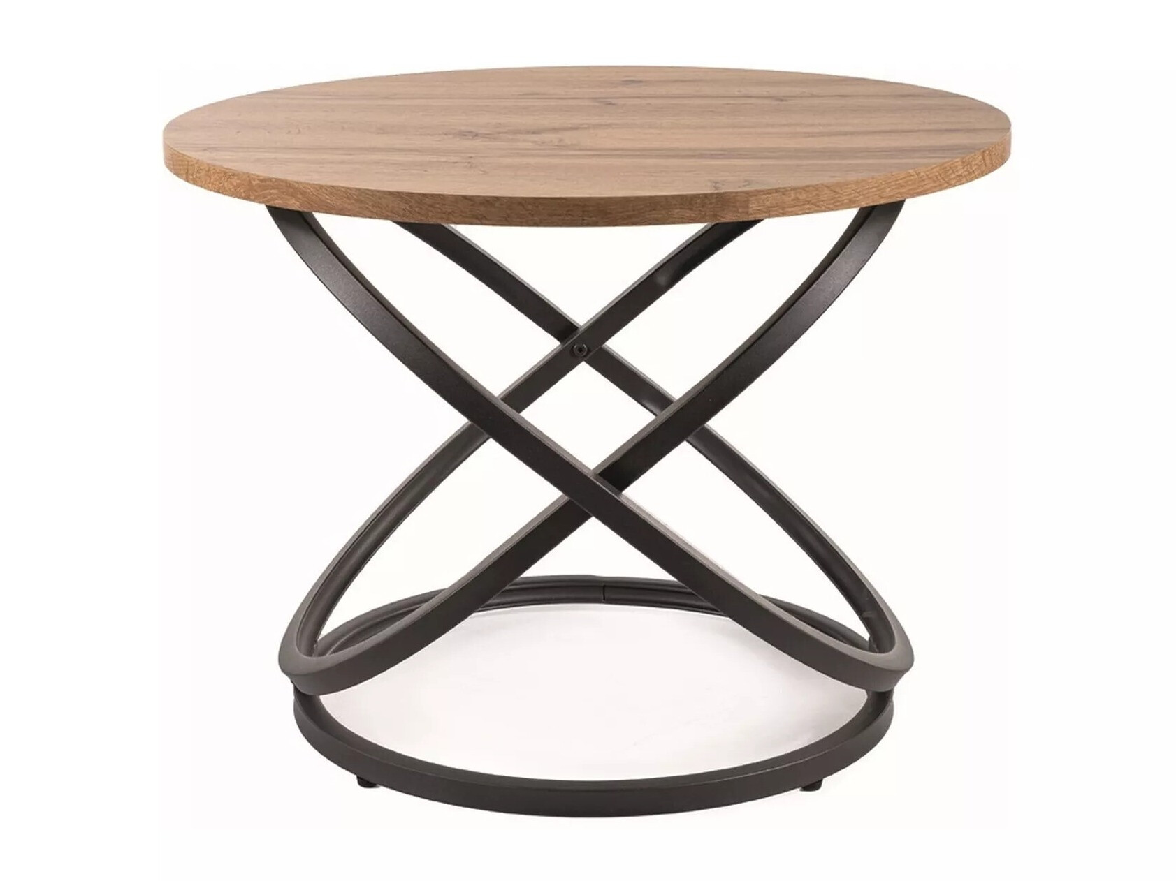 Mesa de centro Detroit 292 (Carvalho Artisan + Preto)