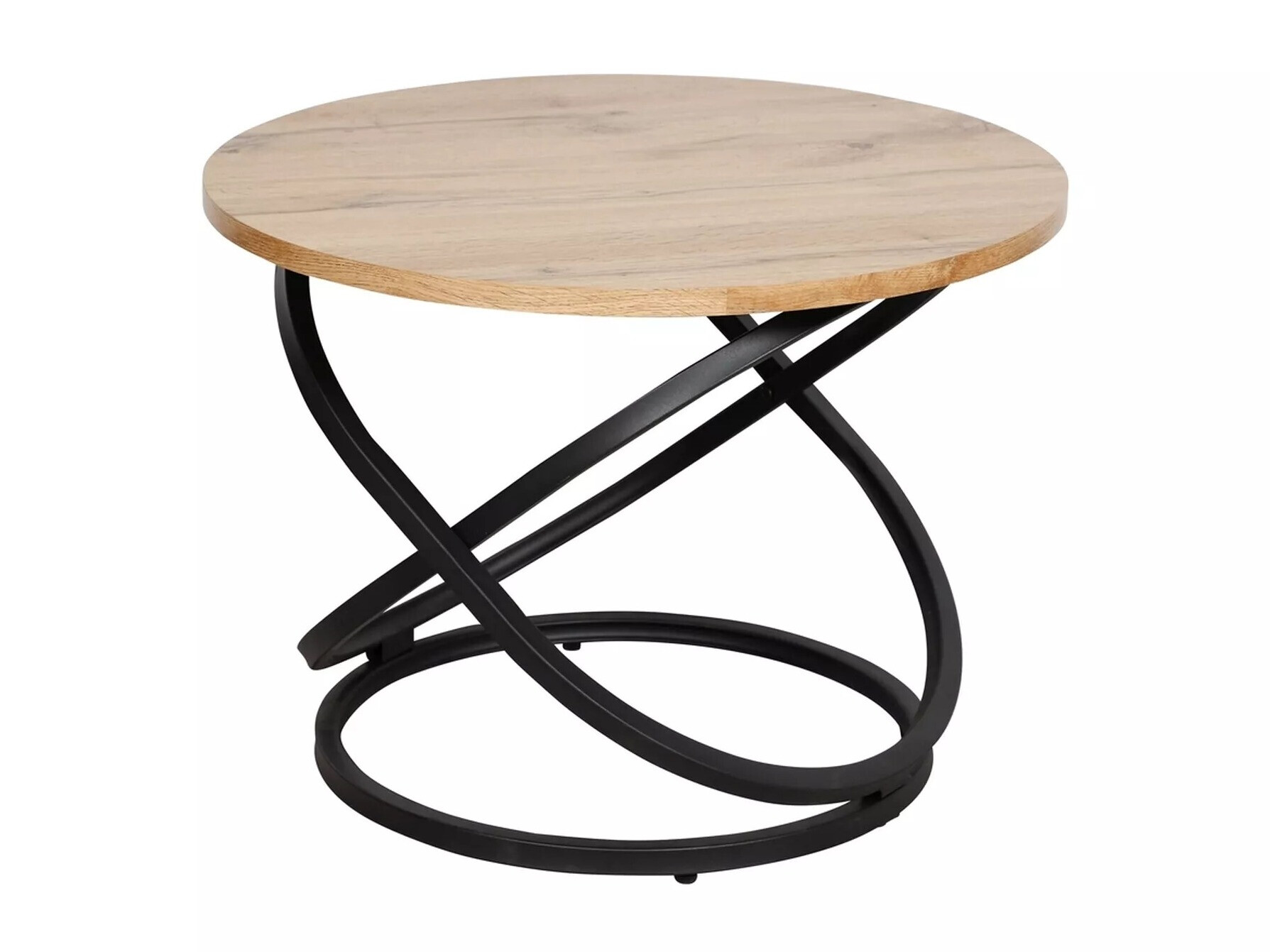 Mesa de centro Detroit 292 (Carvalho Artisan + Preto)