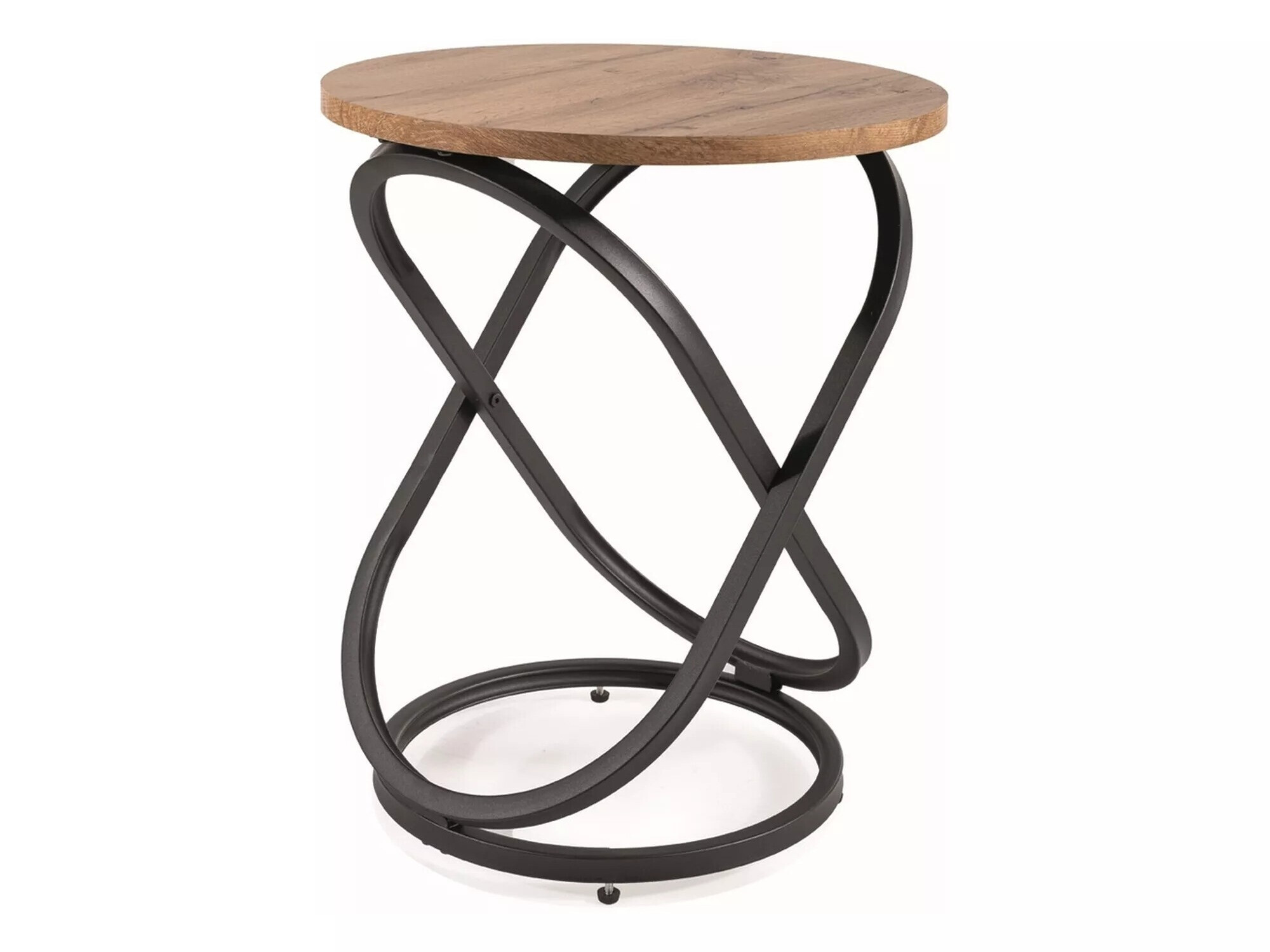 Mesa de centro Detroit 293 (Carvalho Artisan + Preto)