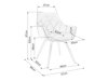 Cadeira Detroit 354 (Bege)
