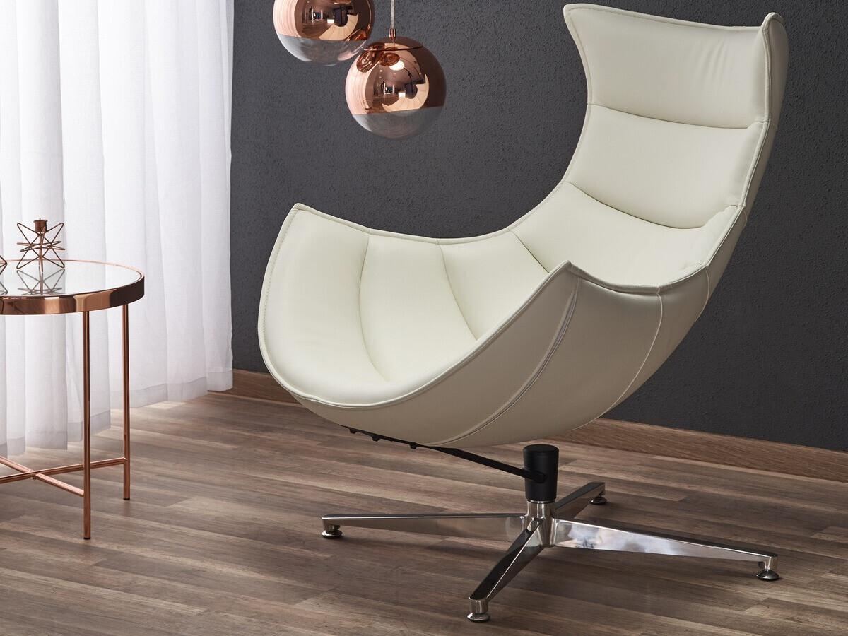 Poltrona Houston Laetus (Branco)