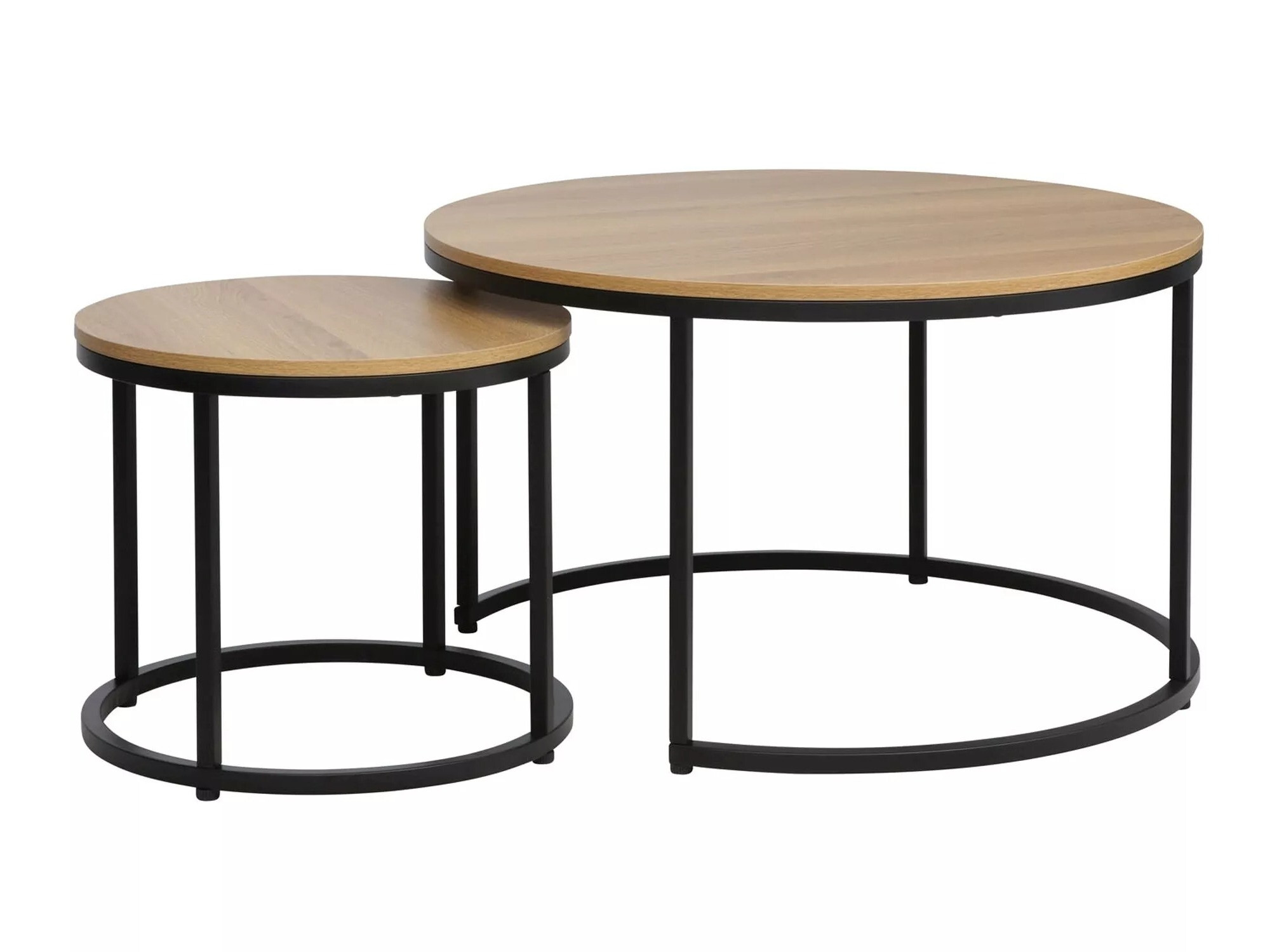 Conjunto de mesa de centro Detroit 397 (Carvalho)