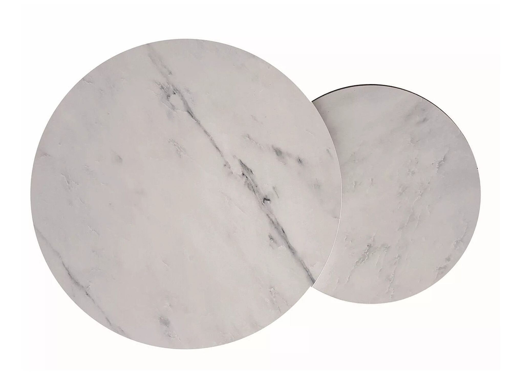 Conjunto de mesa de centro Detroit 397 (Marmore branco)